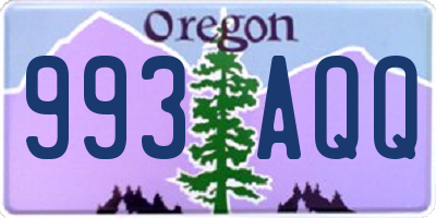 OR license plate 993AQQ