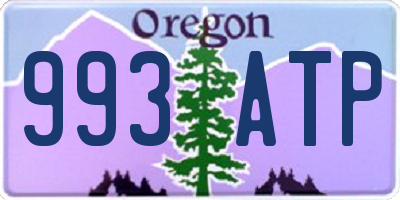 OR license plate 993ATP