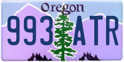 OR license plate 993ATR