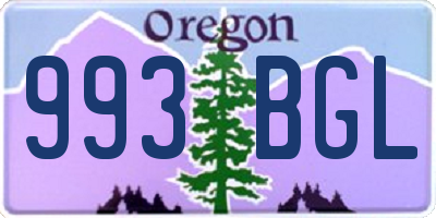 OR license plate 993BGL