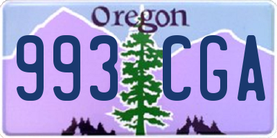 OR license plate 993CGA