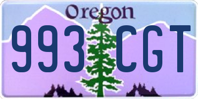 OR license plate 993CGT