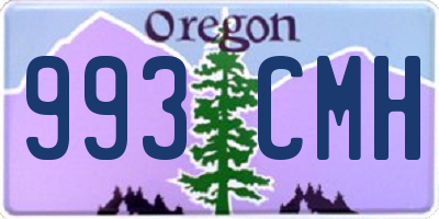 OR license plate 993CMH