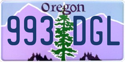 OR license plate 993DGL