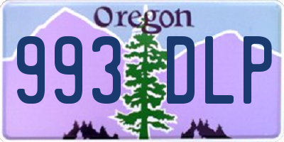 OR license plate 993DLP
