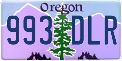 OR license plate 993DLR