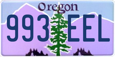 OR license plate 993EEL
