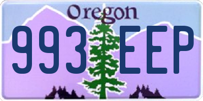 OR license plate 993EEP