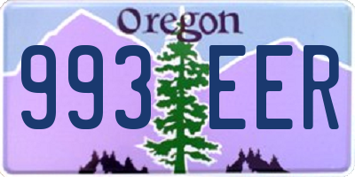 OR license plate 993EER
