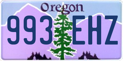 OR license plate 993EHZ