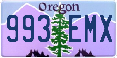 OR license plate 993EMX