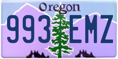OR license plate 993EMZ