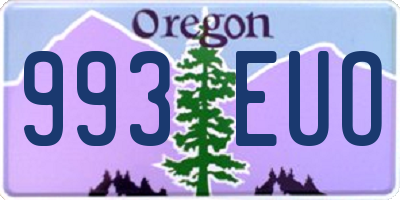 OR license plate 993EUO