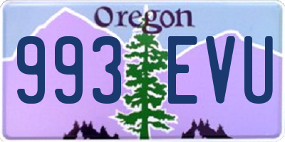 OR license plate 993EVU