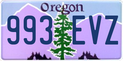 OR license plate 993EVZ