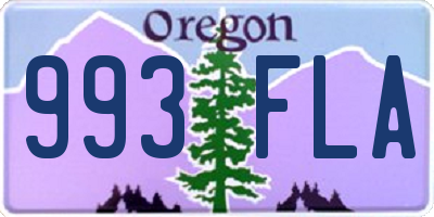 OR license plate 993FLA
