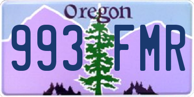 OR license plate 993FMR