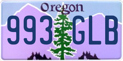 OR license plate 993GLB