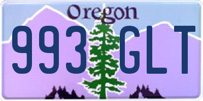 OR license plate 993GLT