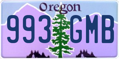 OR license plate 993GMB