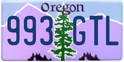 OR license plate 993GTL