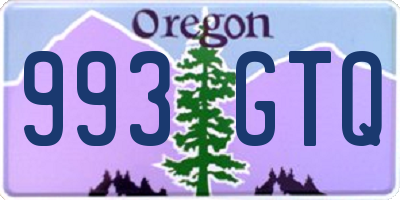 OR license plate 993GTQ