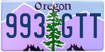 OR license plate 993GTT