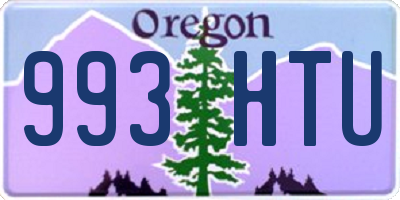 OR license plate 993HTU