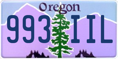 OR license plate 993IIL
