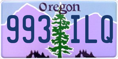 OR license plate 993ILQ