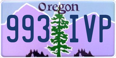OR license plate 993IVP