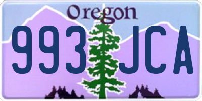 OR license plate 993JCA