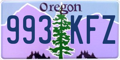 OR license plate 993KFZ