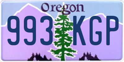OR license plate 993KGP
