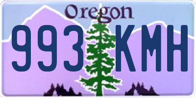 OR license plate 993KMH