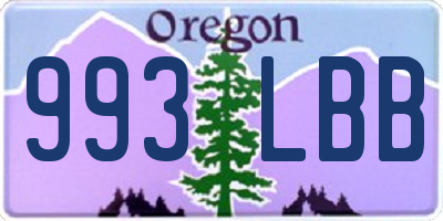 OR license plate 993LBB