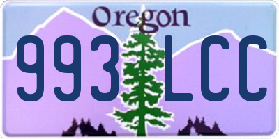OR license plate 993LCC