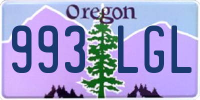 OR license plate 993LGL