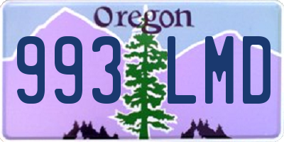 OR license plate 993LMD