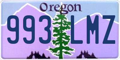 OR license plate 993LMZ
