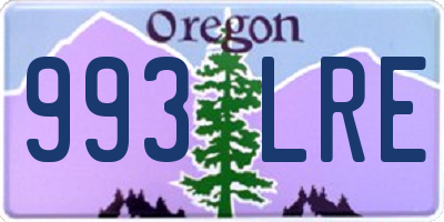 OR license plate 993LRE