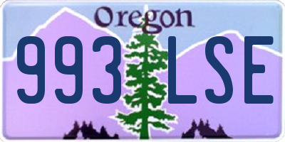 OR license plate 993LSE