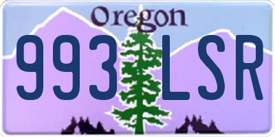 OR license plate 993LSR