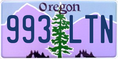 OR license plate 993LTN