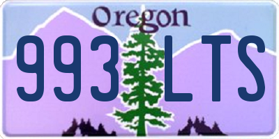 OR license plate 993LTS