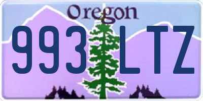 OR license plate 993LTZ