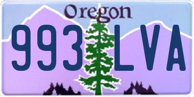 OR license plate 993LVA
