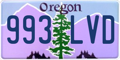 OR license plate 993LVD