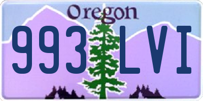 OR license plate 993LVI