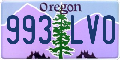 OR license plate 993LVO